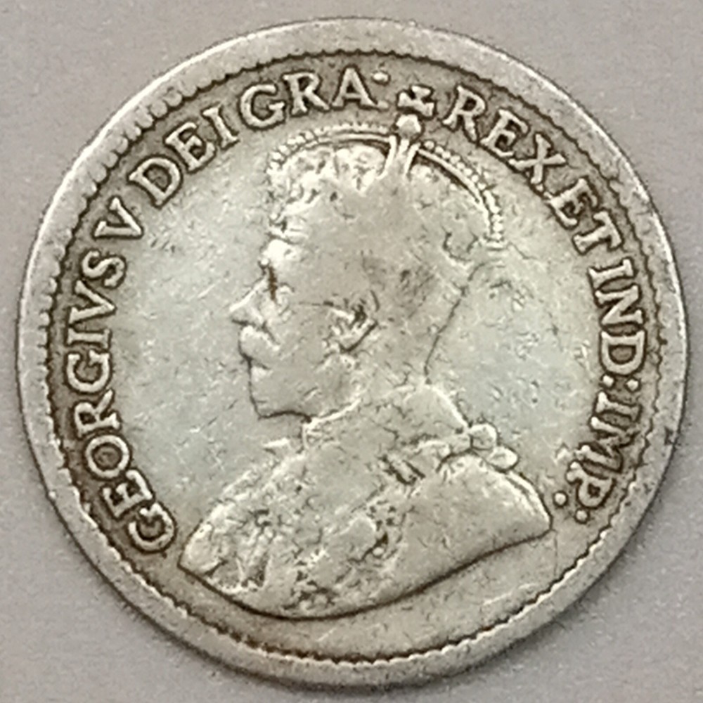 1914 Canada 5 Cents