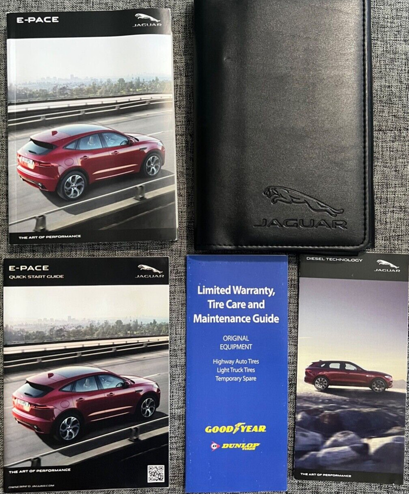 2019 JAGUAR E-PACE OWNERS MANUAL SET ORIGINAL.FAST SHIPPING