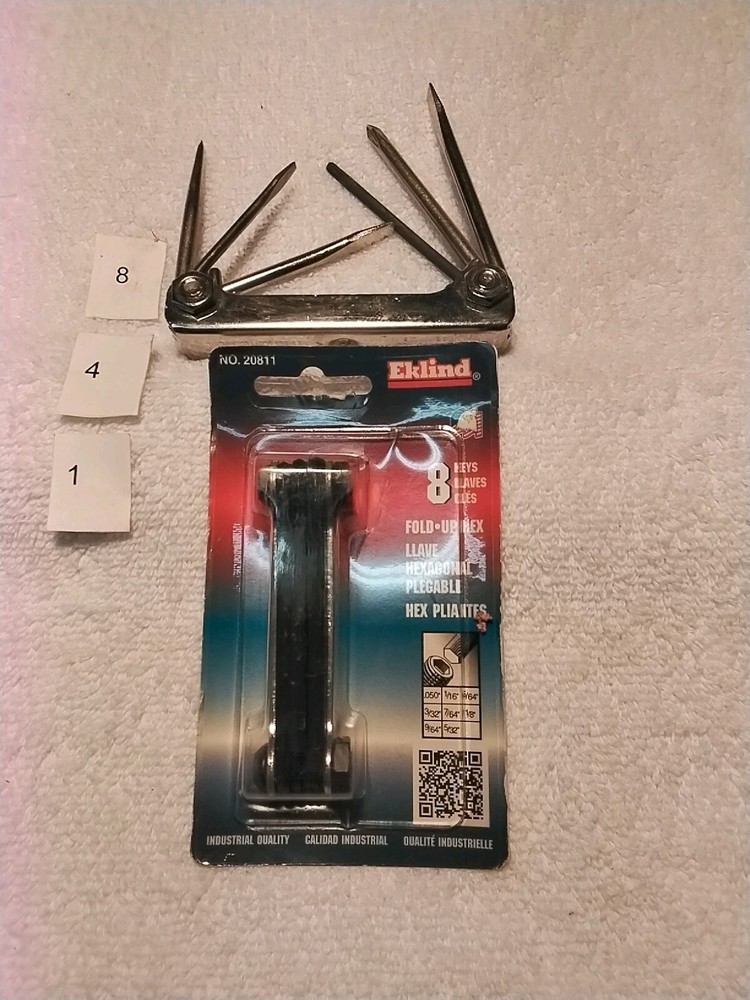 2pc EKLIND 20811-22461 8PC SAE- 6pc TOOl Kit