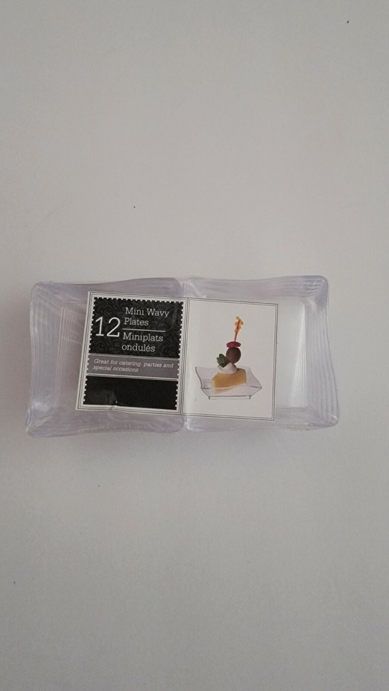 Mini wavy plates (Ordurbs or snacks)