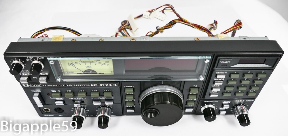 Icom IC-R71A Receiver Complete Front Panel - Replacement #2