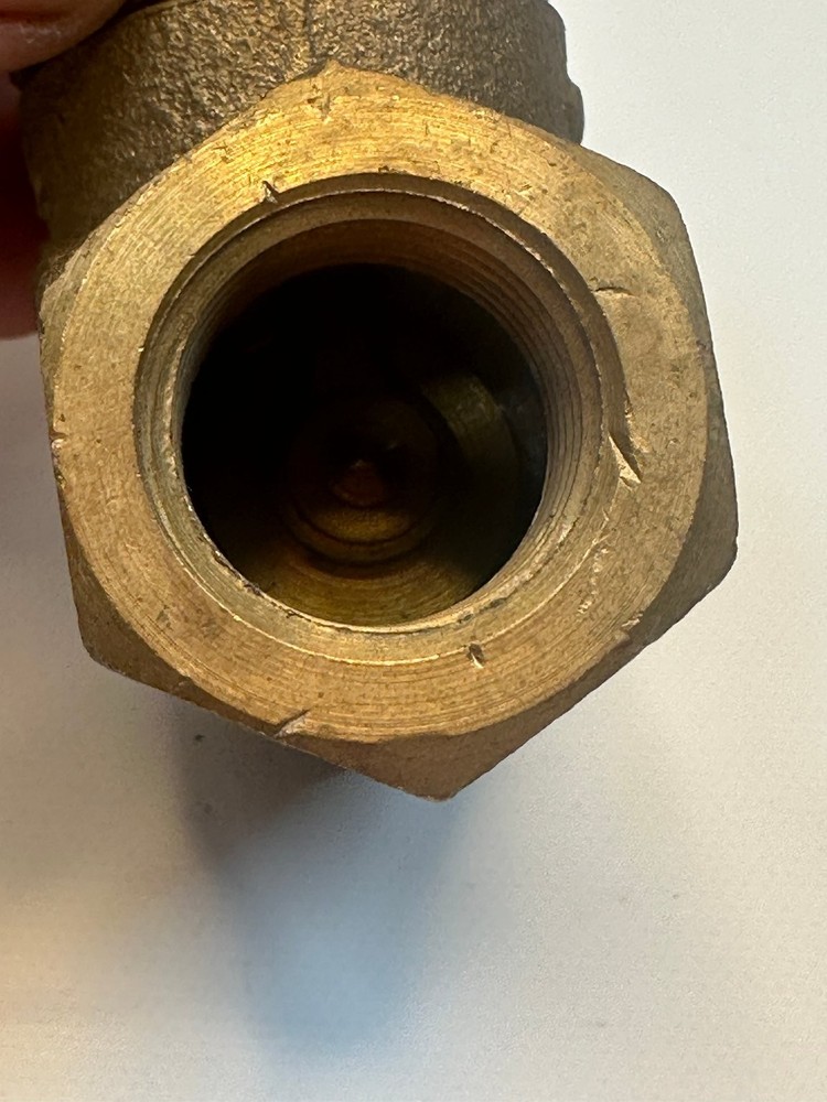 UNION 1" Brass Check Valve 200 WOG 125 WSP Threaded