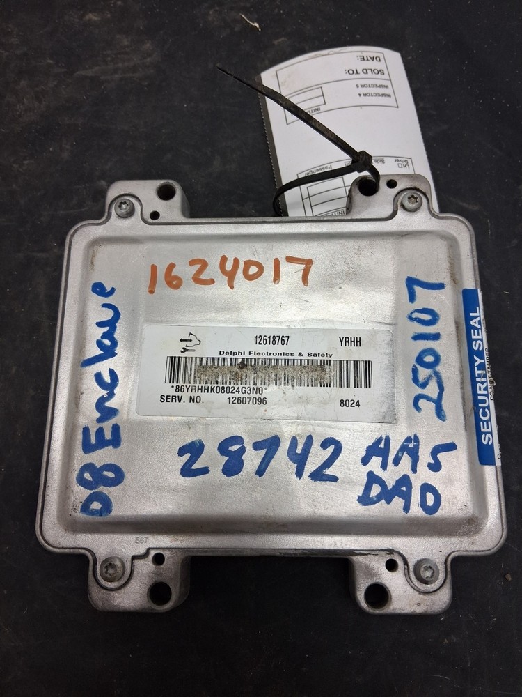 BUICK ENCLAVE Engine Brain Box Electronic Control Module; (behind fan shroud),