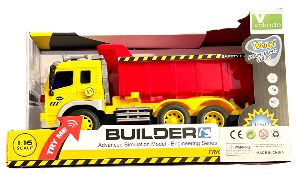 Wenyi Engineering Series Friction Powered Dump Truck 1:16 Scale - Builder