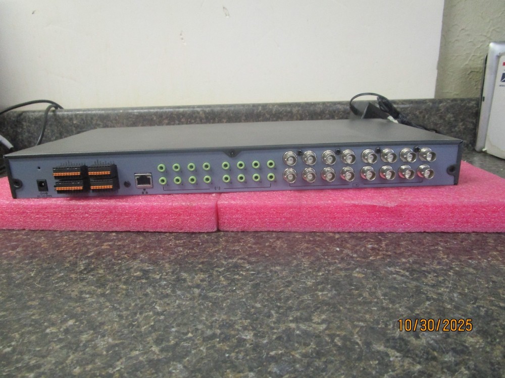 Pelco Schneider NET5500 Series Video Encoder NET5516-US with Rack Mounts & A/C