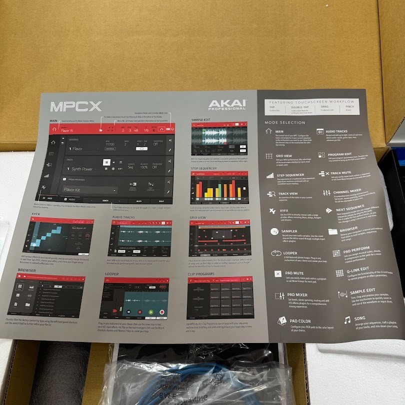 Akai Professional MPC X Standalone Sampler Sequencer - Mint - Software Transfer