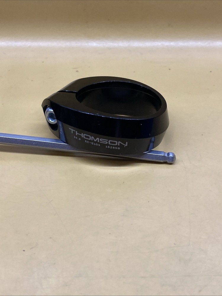 Black Thomson 34.9 Bolt-on Seatpost Clamp