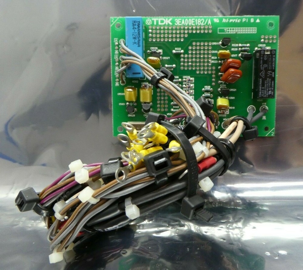 TDK 3EA00E182/A Interface Relay Board PCB hi-pric with Cables Used Working