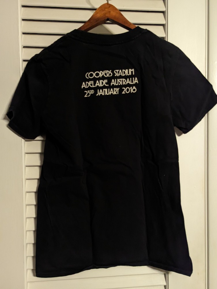 Foo Fighters Black Small shirt Coopers Stadium Adelaide 2018 Euc