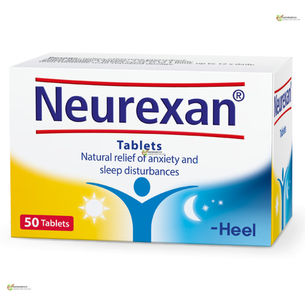 Neurexan Heel 50 tablets Insomnia Restless Sleep Over-active Mind 3 PACK
