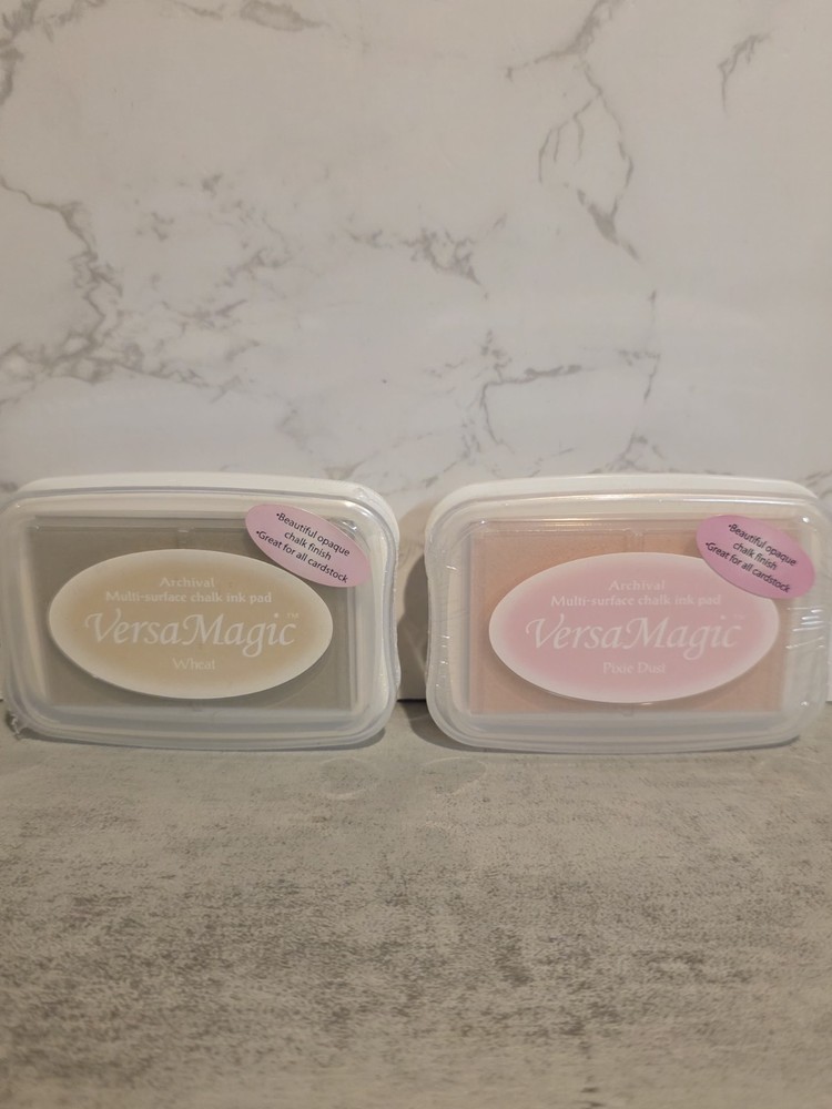 ARCHIVAL VERSAMAGIC Surface Chalk Pad Bundle Wheat And PIXIE Dust Brand New