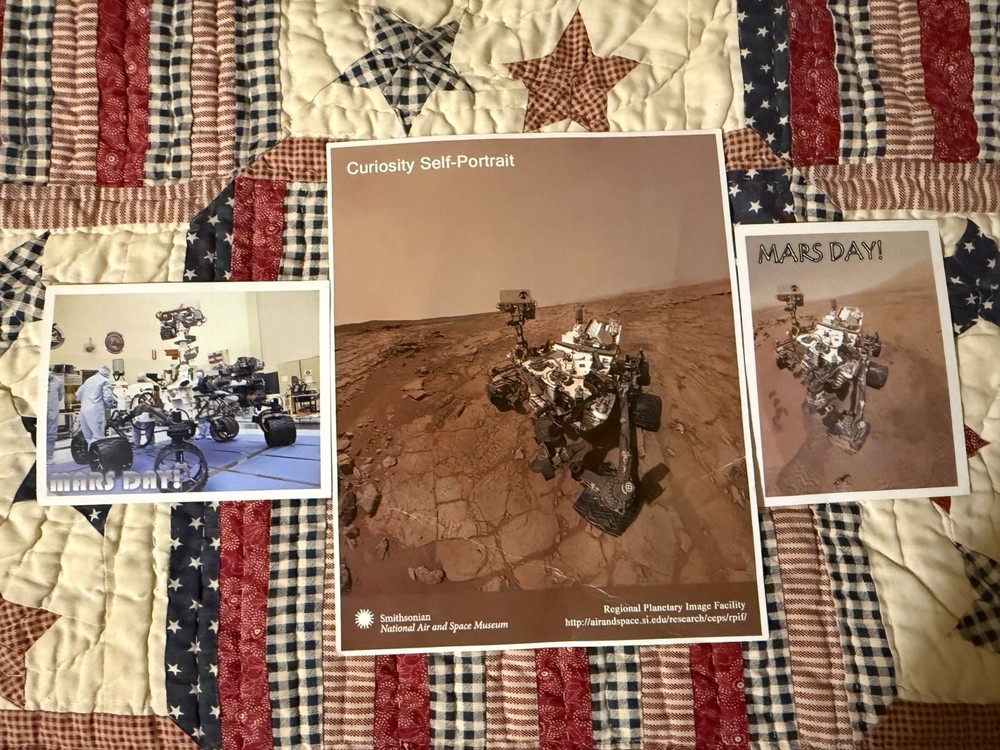 Smithsonian Mars Day - Curiosity Self Portrait