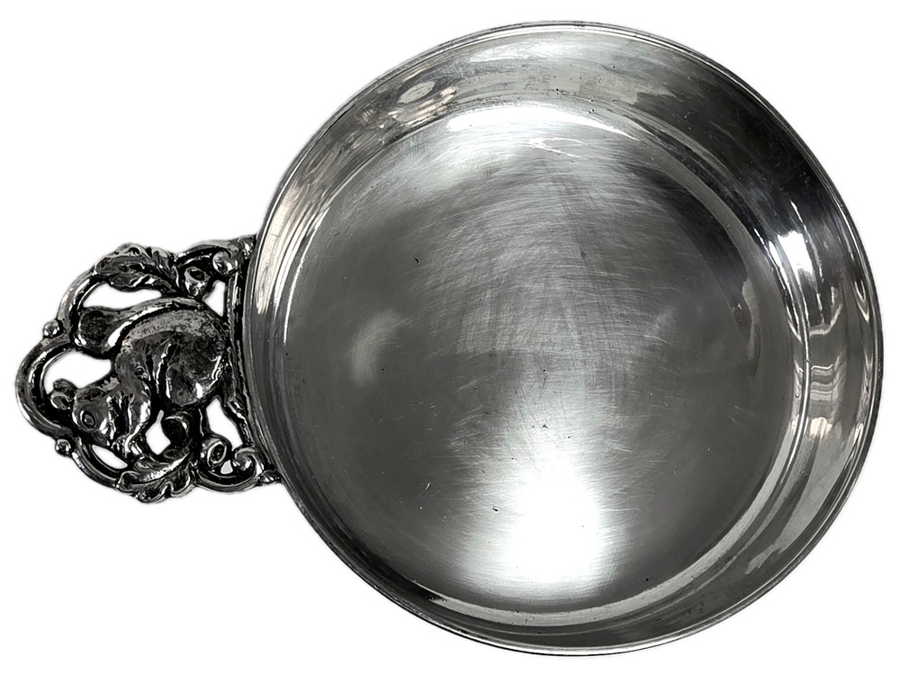 Tiffany & Co. Sterling Silver Porringer Squirrel Handle