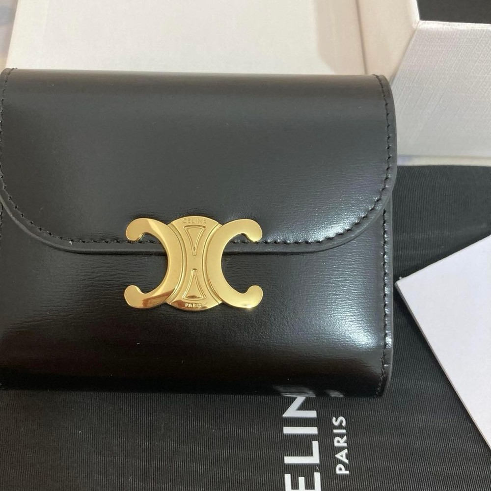 CELINE Celine Small Wallet Triomphe From Japan