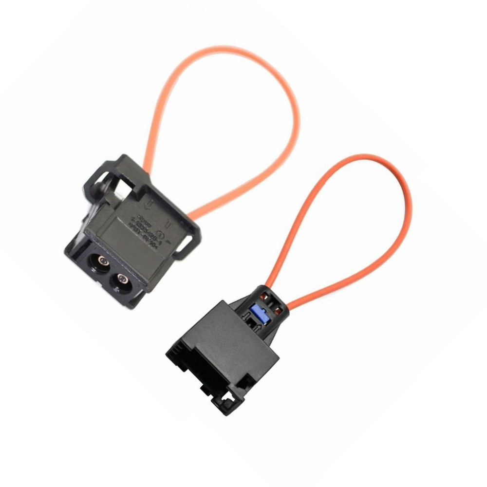 MOST Optical Optic Fiber Loop Bypass Connector Cable Socket MALE &FEMALE Adapter