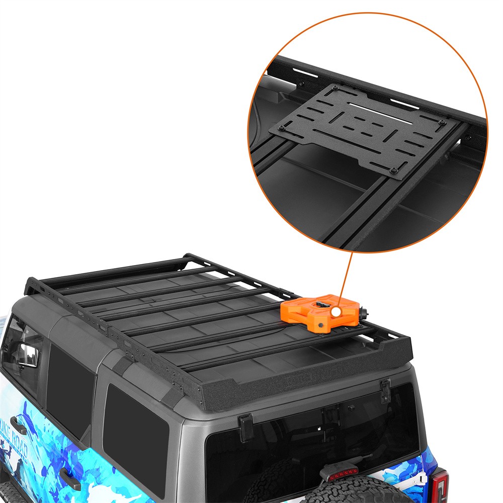 Universal Fitment Versatile Roof Rack Mount Panel Fuel Container Mount Bracket