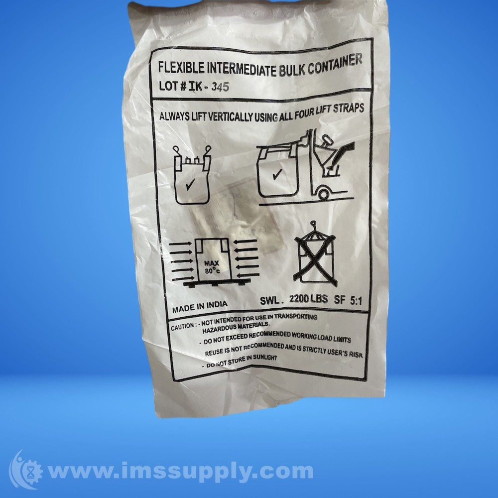 Flexible Intermediate Bulk Container, SWL. 2200 lbs USIP