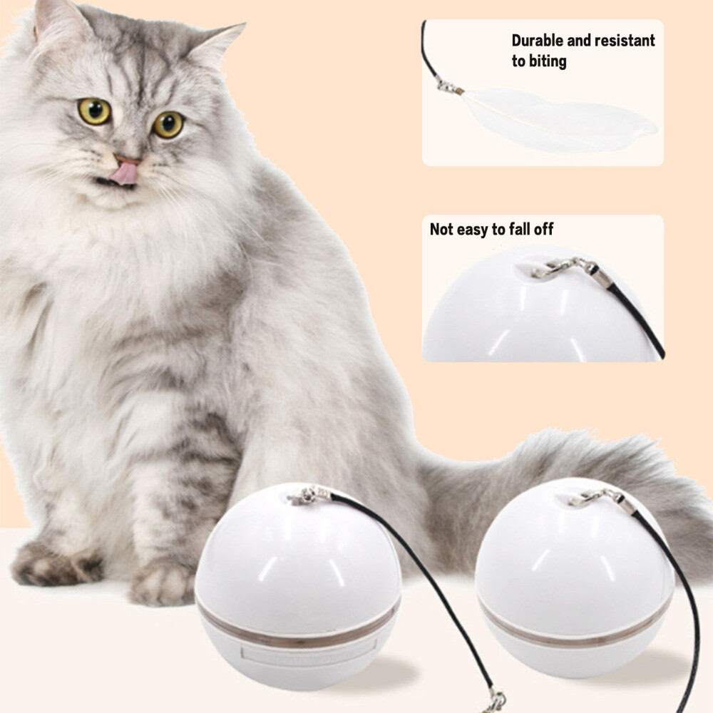 Automatic LED Intelligent Cat Ball Funny Automatic Rolling Ball Interactive Cat