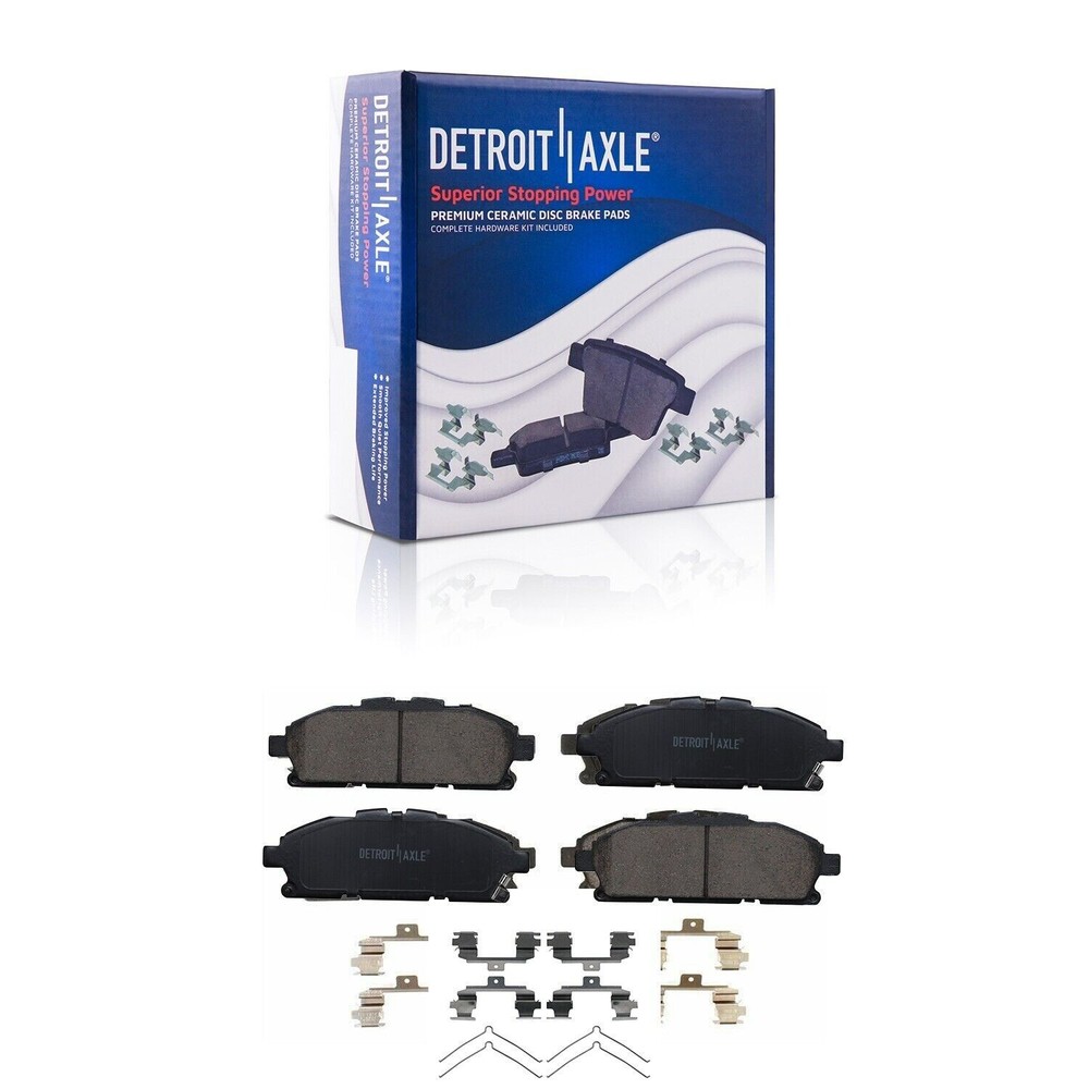 Front Brake Rotors & Ceramic Pads for 2011 2012 2013 2014 2015 2016 2017 Quest