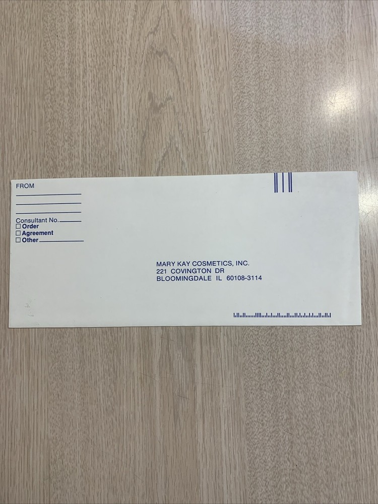 MARY KAY COSMETICS ENVELOPE 1992