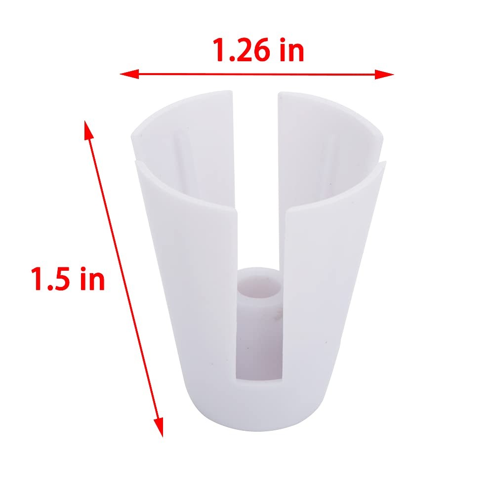 20 Pcs Plastic Coil Claw Thread Spool Cone Holder Sewing Accessories for 644D...