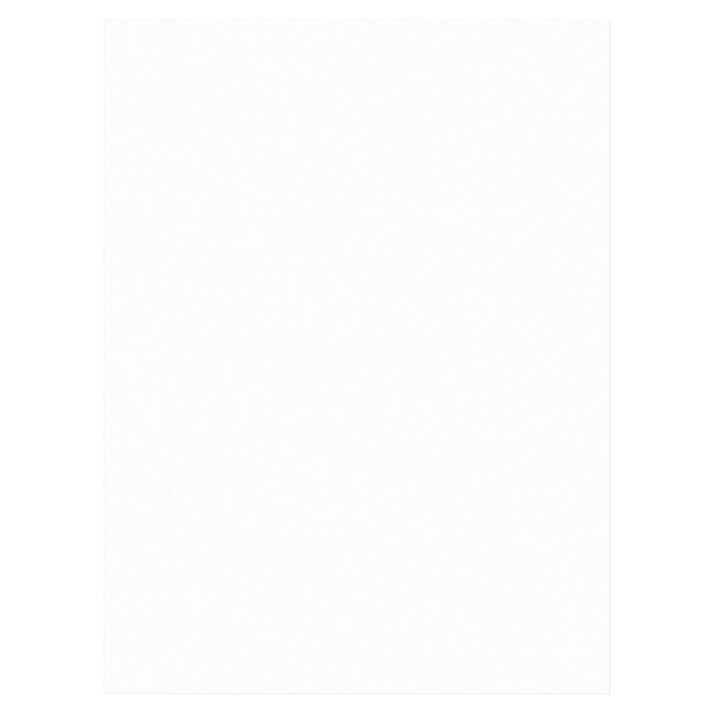 50 Count Bright White Heavyweight Construction Paper All Purpose Smooth Texture