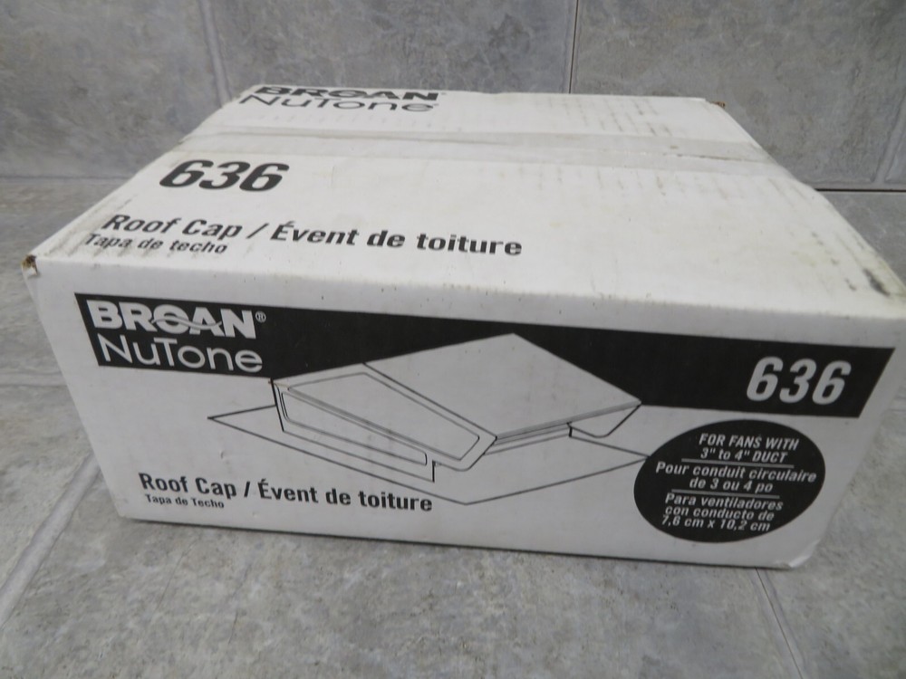 Broan Nutone 636 Roof Cap