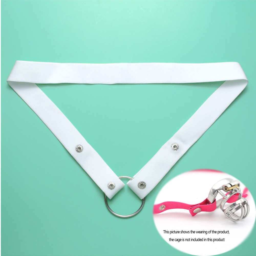 Chastity Cage Belt Elastic Auxiliary Ring Adjustable Strap Underwear Accessories
