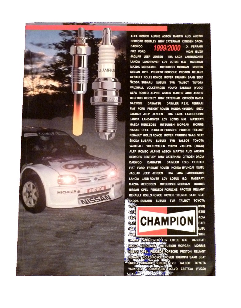 CHAMPION 1999/2000 Book,Reference part numbers -  ITALIAN TEXT