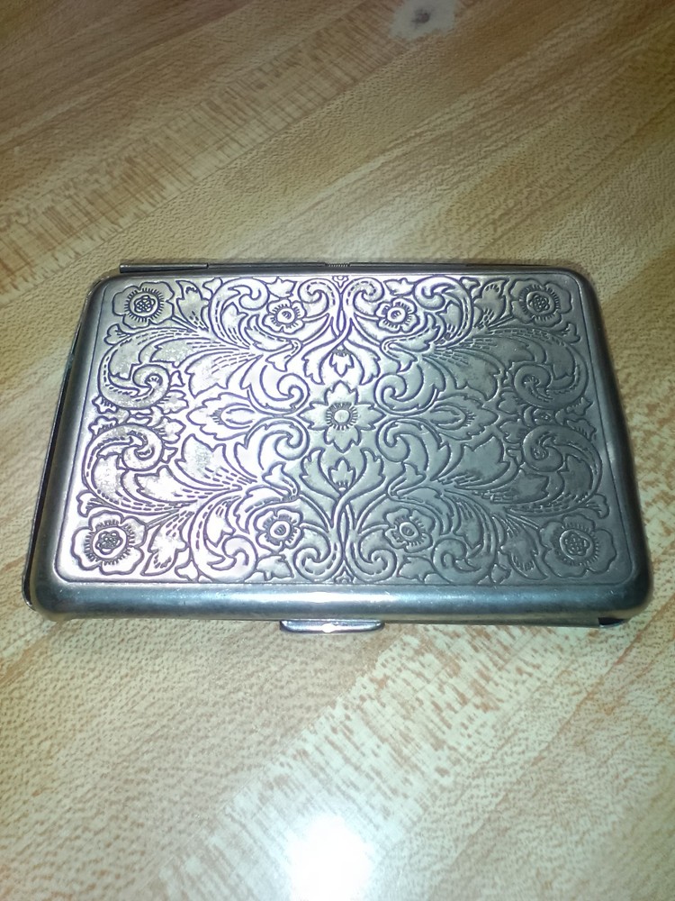 Vintage Silver Plate Cigarette / Card Case