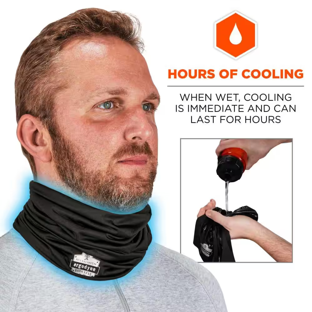 Chill-Its Large/Extra-Large Black 2-Layer Multi-Band