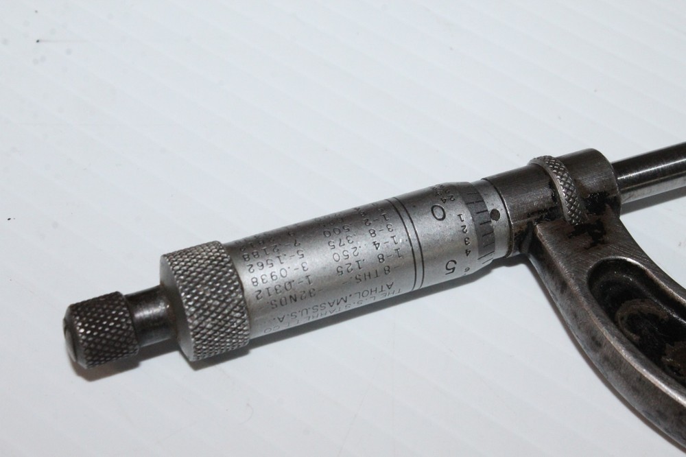 Starret NO. 436 1"-2" And 0"-1" Range Micrometer Tools