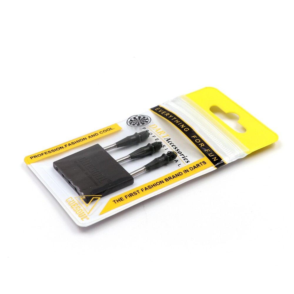 CUESOUL TOUCH-Point Conversion Dart Points for 2BA Soft Tip Darts-Black