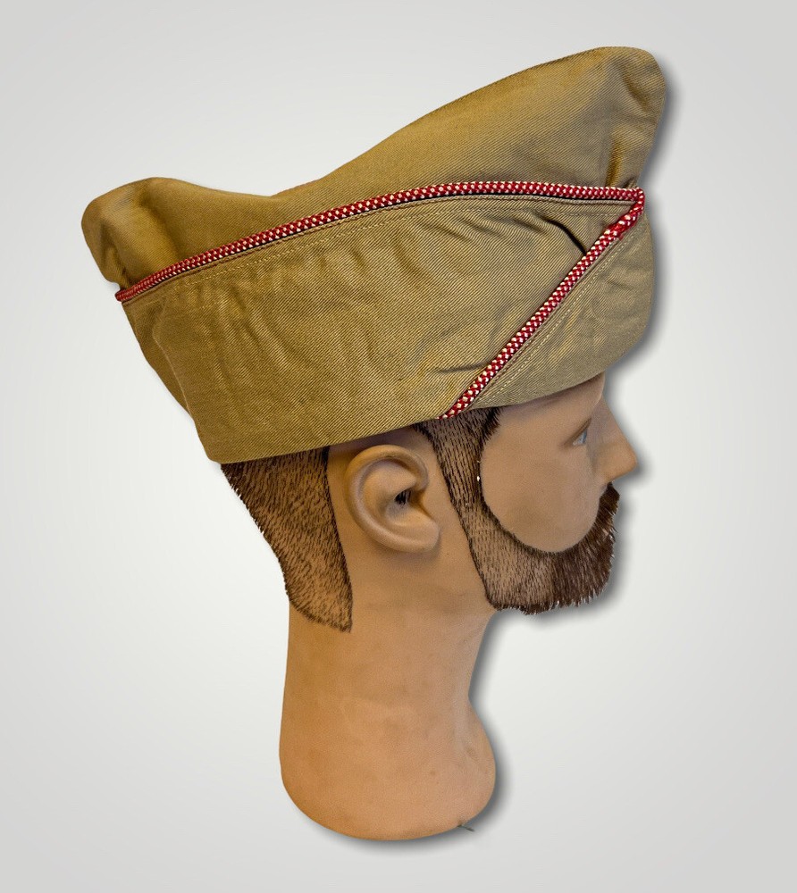 WW2 US Military Garrison Cap Hat Khaki Size 7