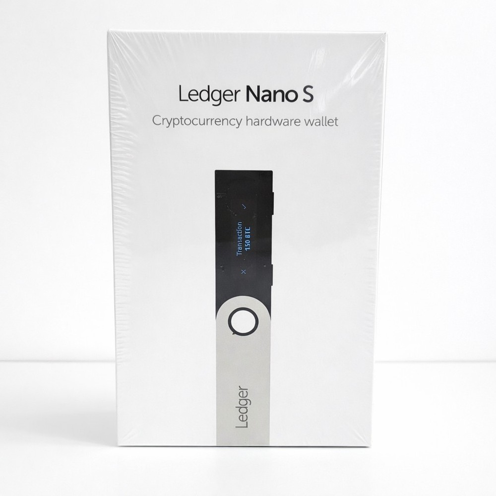 Ledger Nano S Cryptocurrency Hardware Wallet USB Secure Crypto Storage New