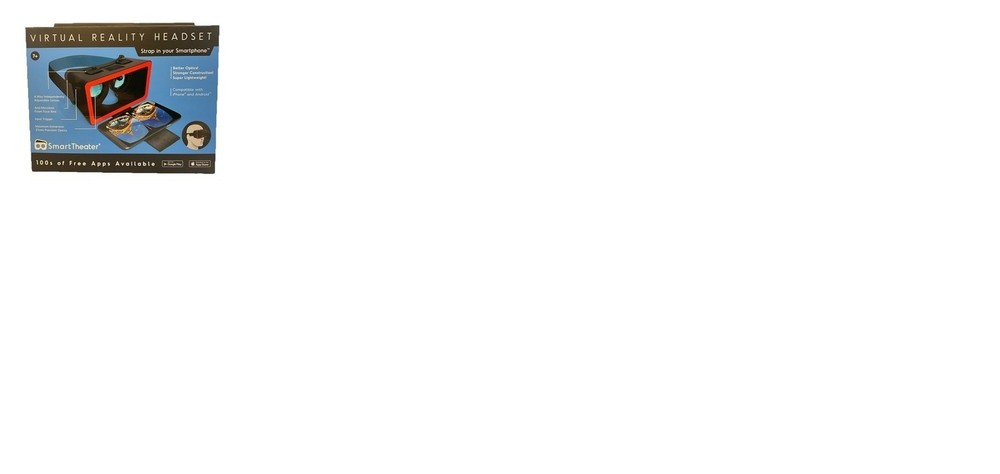 Smart Theater Virtual Reality Headset iPhone & Android Compatible