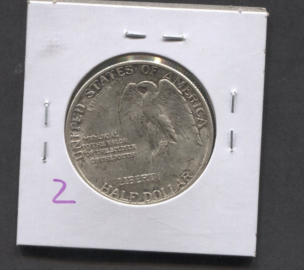 1925- Stone Mountain Comm Half Dollar. UNC/ Tone Spots.