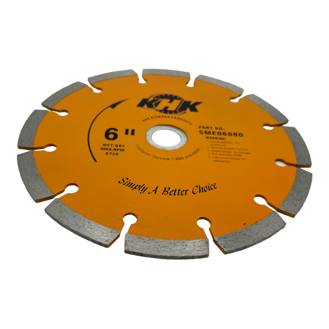 2 Pack 6" Diamond Saw Blade Segmented Cutting Concrete Bricks Stone Masonry