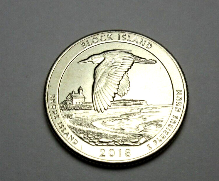 2019 Quarter - BLOCK ISLAND - Brilliant Uncirculated