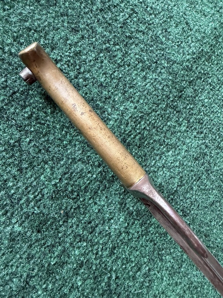 Uruguayan M1900 Cruciform Bayonet Brass Handle