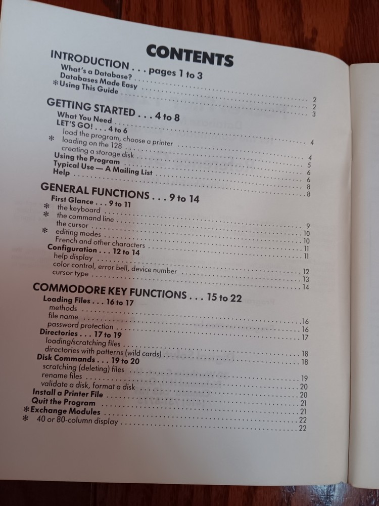 Commodore 128/64 Pocket Writer/Filer/Planner Three Reference Guides