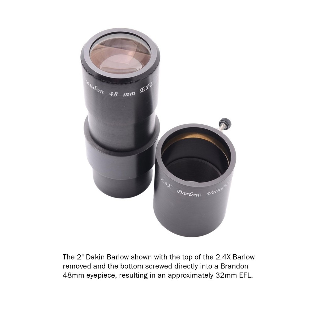 Brandon 2" Dakin Barlow - 2.4x Magnification # VDB2.4x2inch