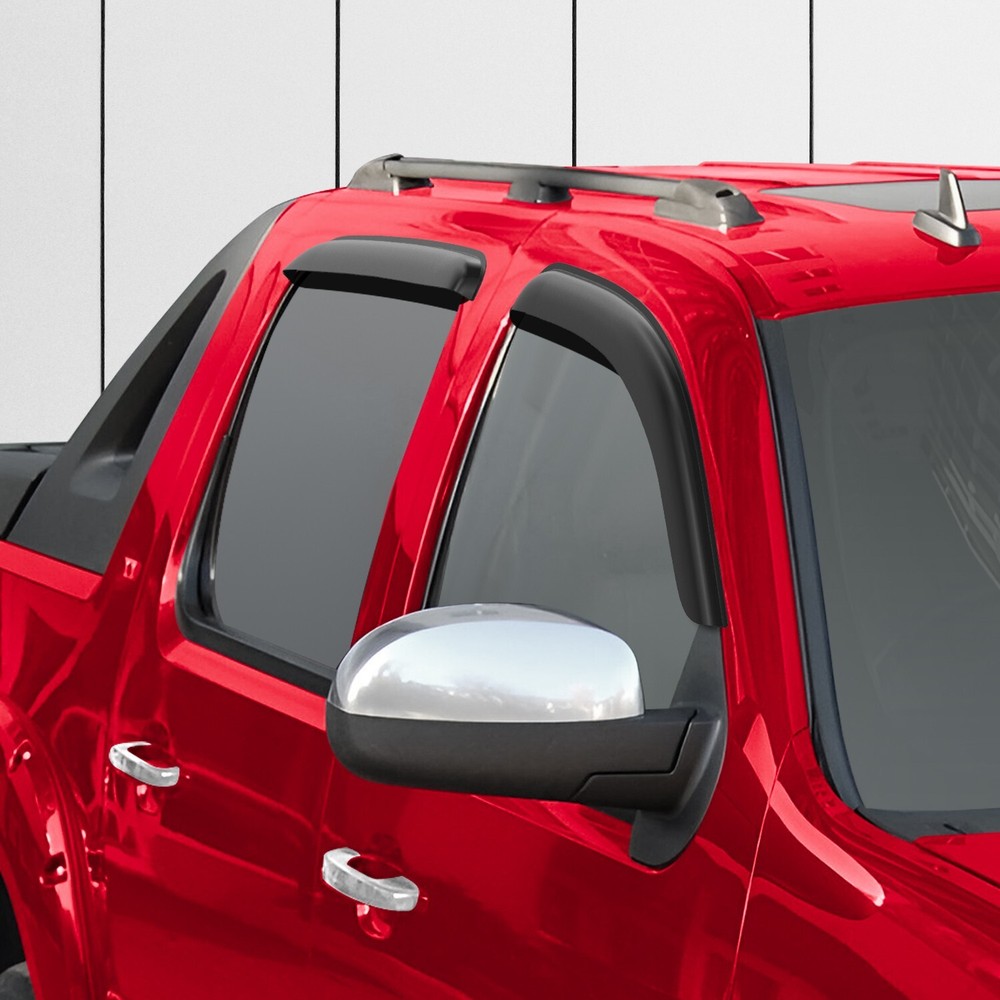 Rain Guards Vent Visors Shade for 2007-2013 Chevrolet (Chevy) Avalanche