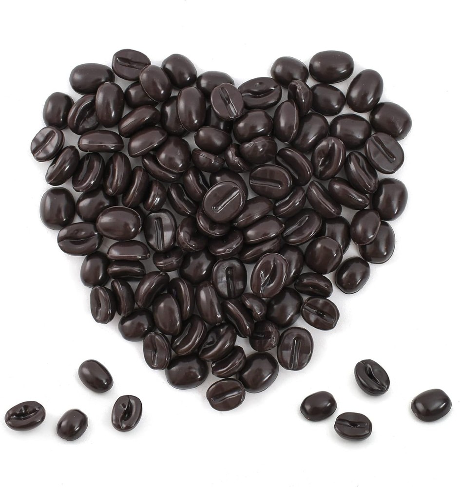 Artificial Coffee Beans, 300 Pcs 1:1 Scale Simulation Fake