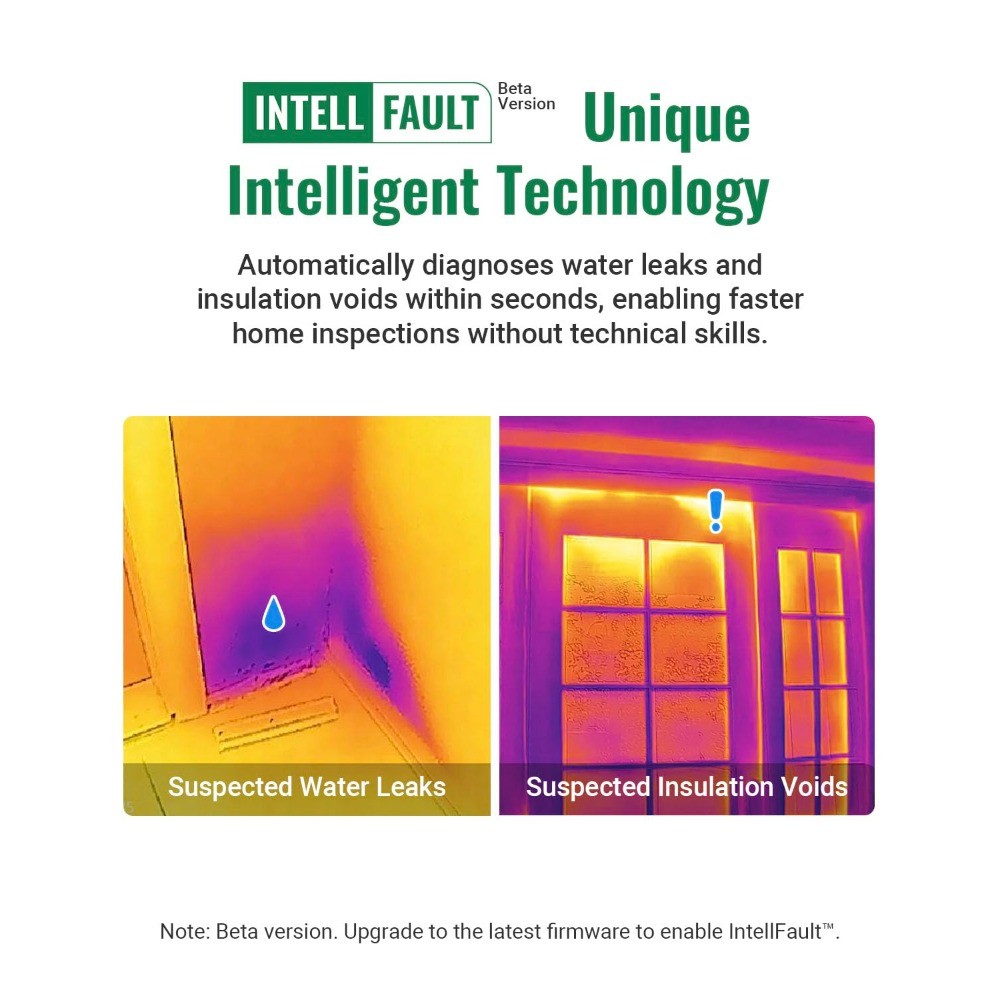 HF96V Thermal Camera with Visual Camera & Laser Pointer, Intelligent Detection