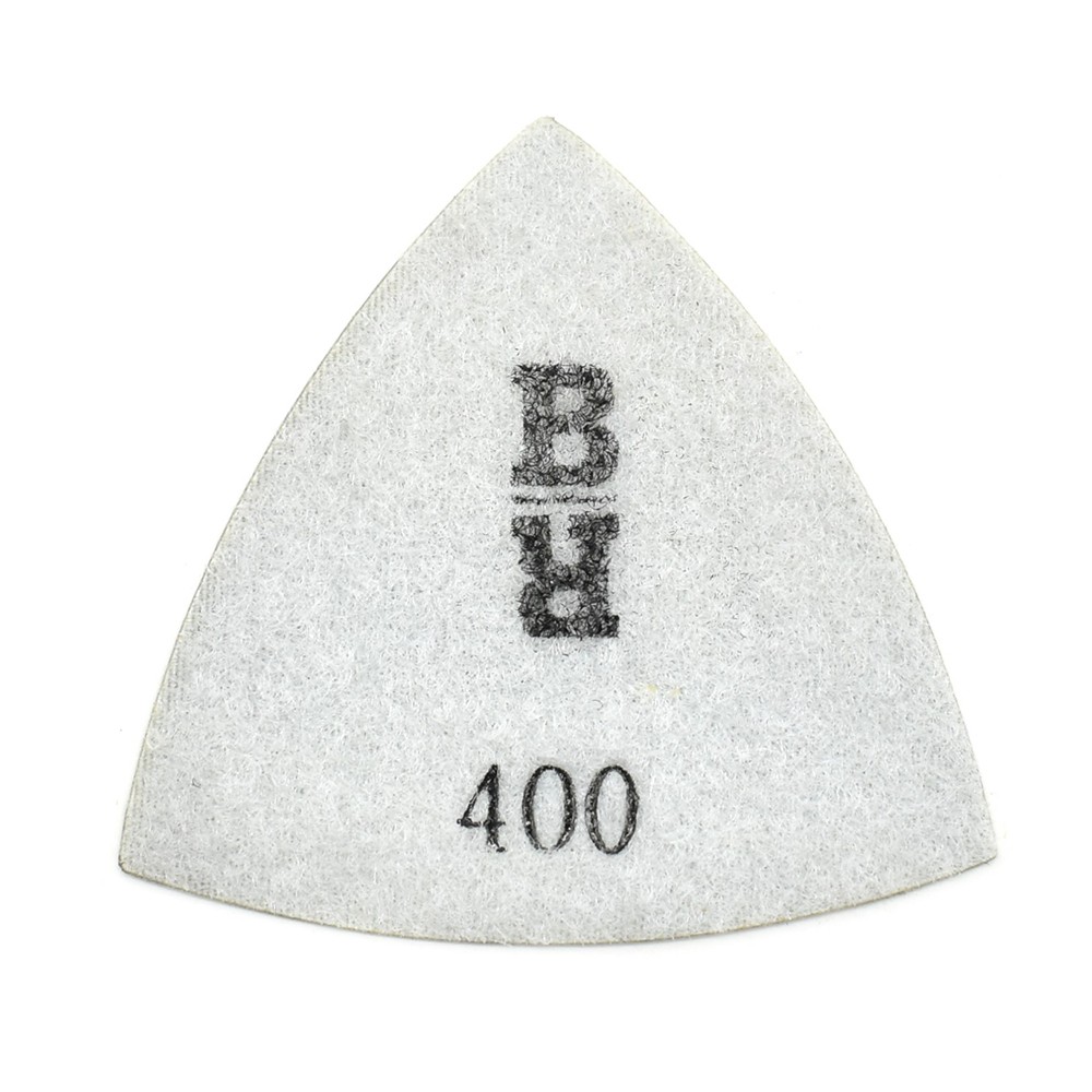 400 Grit Electroplated Diamond Triangular Polishing Pad For Oscillating Tools