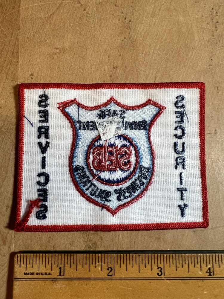 SECURITY SERVICES Patch SEB NEW YORK Safe Environment Business Solutions