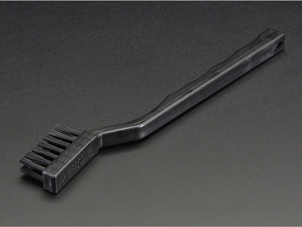 2 Pcs Black Plastic Bristle ESD Anti Static Brush PCB Board Cleaner Dust Logic M
