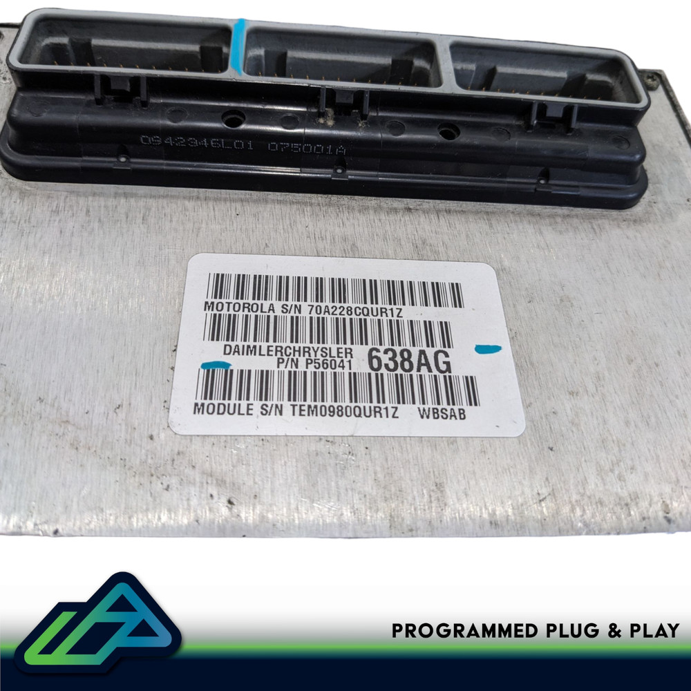 2000 Jeep Grand Cherokee 4.0 VIN PROGRAMMED ECU Engine Control Module 56041638AG