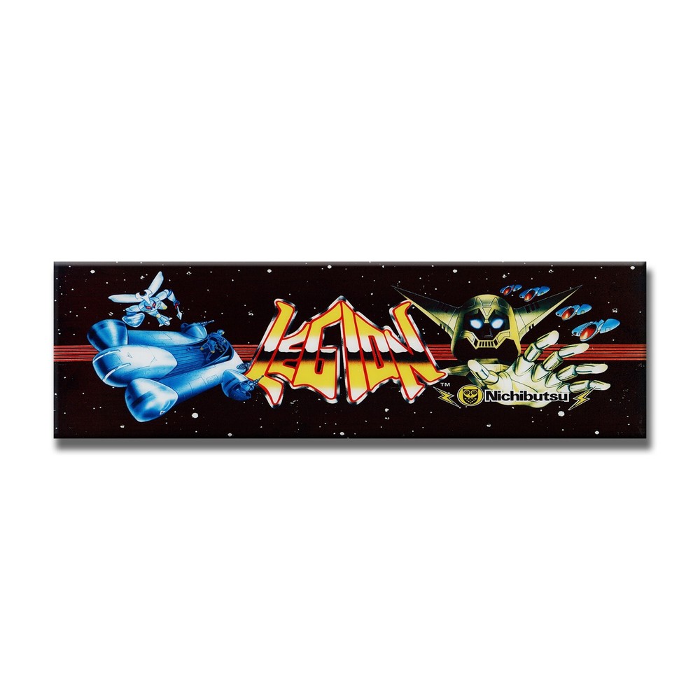 Legion Premium Arcade Marquee Restoration Backlit Sign Insert